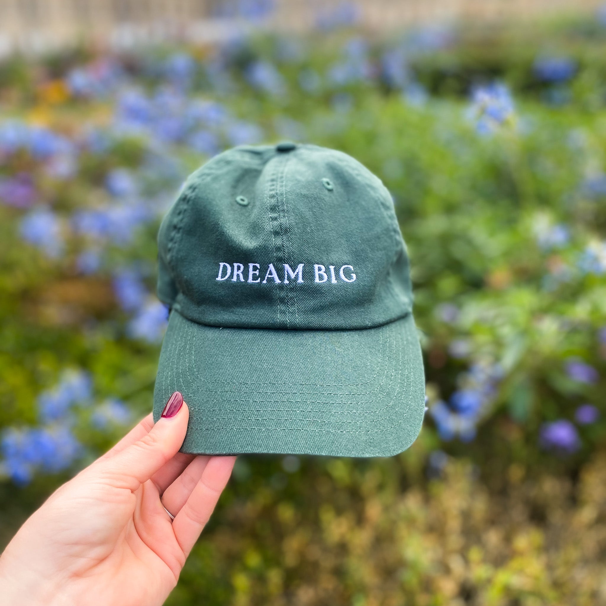 Dream Big Hat Hunter Green - Main Image